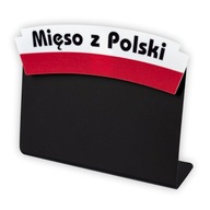 Veľké špendlíky/cenovky - MÄSO Z POĽSKA - 10 ks Veľké špendlíky/cenovky - MÄSO Z POĽSKA - 10 ks