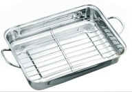 Plech na pečenie OCEĽOVÝ S GRILOM 30cm KH-1 Plech na pečenie OCEĽOVÝ S GRILOM 30cm KH-1