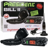 PREZIDENT BILLA ASC MINI RÁDIO CB S ANTÉNOU A6P A1G