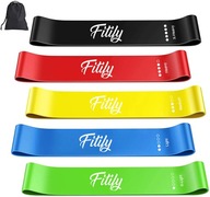 Sada posilňovacích pásov Fitness Fifty, 5 ks Sada posilňovacích pásov Fitness Fifty, 5 ks