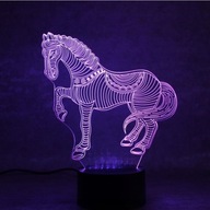 3D NOČNÁ LAMPA KOŇA, DIAĽKOVÉ OVLÁDANIE, DARČEK 3D NOČNÁ LAMPA KOŇA, DIAĽKOVÉ OVLÁDANIE, DARČEK