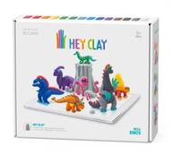 18v1 HEY Hlinený DINOSAURS PLASTIC PUZZLE dinosaurus