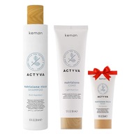 Kemon Actyva Nutrizione Ricca šampón 250ml + kondicionér 150ml + maska ZADARMO Kemon Actyva Nutrizione Ricca šampón 250ml + kondicionér 150ml + maska ZADARMO
