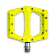 Pedále Cube RFR Flat Race na platforme neónovo žlté Pedále Cube RFR Flat Race na platforme neónovo žlté