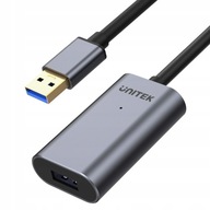 USB 3.0 zosilňovač predlžovací kábel 5m Unitek PRO