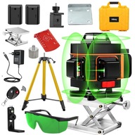 LASEROVÝ LEVEL KYVADLOVÝ ZÁMEK KRÍŽOVÝ LASER 4D 360 + STATÍV + 2 XAKU LASEROVÝ LEVEL KYVADLOVÝ ZÁMEK KRÍŽOVÝ LASER 4D 360 + STATÍV + 2 XAKU