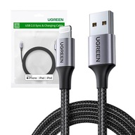 UZELENÝ KÁBEL MFI USB A KÁBEL PRE BLESK IPHONE 2.4A 480 MBPS BRAID 2M UZELENÝ KÁBEL MFI USB A KÁBEL PRE BLESK IPHONE 2.4A 480 MBPS BRAID 2M