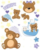 Spots Teddy bears veľký list Spots Teddy bears veľký list