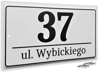 EMBOSSOVANÝ KOV Adresný štítok - BIELY - UV EMBOSSOVANÝ KOV Adresný štítok - BIELY - UV
