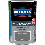 Nobiles chlórkaučukový email na kov a betón Sivá 0,9L Nobiles chlórkaučukový email na kov a betón Sivá 0,9L