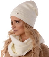dámska súprava ČIAPKA + SUKŇA na fleece CREAM K1 dámska súprava ČIAPKA + SUKŇA na fleece CREAM K1