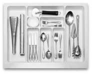 ORGANIZÁTOR NA PRÍBORY DO ZÁSUVKY 70cm, BIELY