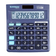 Kancelárska kalkulačka 12-miestna 140x122x30 mm čierna