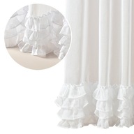 Záves pripravený do obývačky 500x230 záves s páskou žaba Room99 Flavia biela Záves pripravený do obývačky 500x230 záves s páskou žaba Room99 Flavia biela