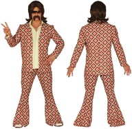 Kostýmový outfit Hippie Disco Prestrojenie Hippie Retro 70. 80. roky Karneval, M Kostýmový outfit Hippie Disco Prestrojenie Hippie Retro 70. 80. roky Karneval, M