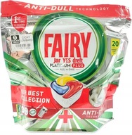 Fairy Platinum Plus tablety do umývačky riadu ALL IN ONE 20 ks