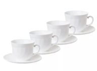 Sada kávových servisov Luminarc pre 4 osoby, biela, 8 kusov, 280 ml Sada kávových servisov Luminarc pre 4 osoby, biela, 8 kusov, 280 ml