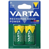 2x Ni-Mh batérie Varta R20 D 3000mAh 2x Ni-Mh batérie Varta R20 D 3000mAh