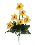 Orchideová kytica z umelých žltých kvetov