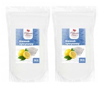 SADA KYSELINY CITRÓNOVEJ 2 x 1 kg potravinárskej čistoty SADA KYSELINY CITRÓNOVEJ 2 x 1 kg potravinárskej čistoty