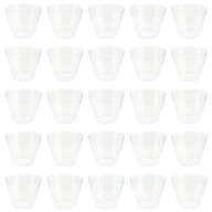 Plastové poháre na koktaily Priehľadné viečka na korenie