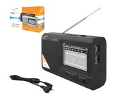 Prenosné FM RADIO LTC WILGA dobíjacie LTC2016 čierne Prenosné FM RADIO LTC WILGA dobíjacie LTC2016 čierne