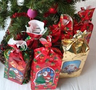 Vianočné darčekové tašky 24x48 cm 5 ks.