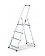Hliníkový rebrík pre domácnosť 4 stupne 125kg