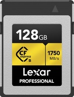 Lexar CFexpress Type B Pro Gold R1750/W1500 128GB Lexar CFexpress Type B Pro Gold R1750/W1500 128GB