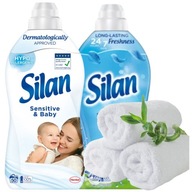 Aviváž Silan Sensitive Baby + Fresh Sky 2200 ml 100 praní Aviváž Silan Sensitive Baby + Fresh Sky 2200 ml 100 praní