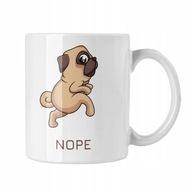 Keramický hrnček s potlačou psíka Funny Pug Keramický hrnček s potlačou psíka Funny Pug