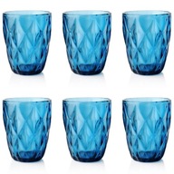 Sada pohárov 250ml poháre ELISE BLUE, 6 kusov Sada pohárov 250ml poháre ELISE BLUE, 6 kusov