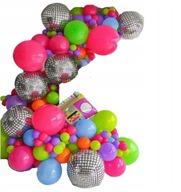 FAREBNÉ BALÓNY DISCO RÁDIO SÚPRAVA BALÓNOVÁ GARLANDA NARODENINOVÁ DEKORÁCIA FAREBNÉ BALÓNY DISCO RÁDIO SÚPRAVA BALÓNOVÁ GARLANDA NARODENINOVÁ DEKORÁCIA