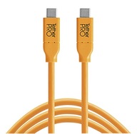 Tether Tools USB-C na USB-C 4,60 m oranžová