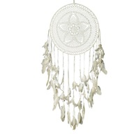 Lapač snov Veľký kruh Macrame Ring Charms Nástenné závesné okno BOHO Lapač snov Veľký kruh Macrame Ring Charms Nástenné závesné okno BOHO