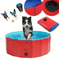 SKLADACÍ záhradný bazén pre psov a zvieratá, 120x30cm