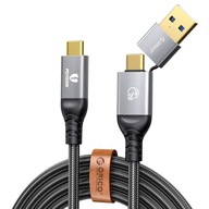 Orico kábel USB-C + USB-A 20 Gbps 4K 100W 2m