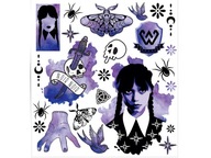 ZÁPLATY ŠKVRNY na oblečení Wednesday Addams Halloween ZÁPLATY ŠKVRNY na oblečení Wednesday Addams Halloween