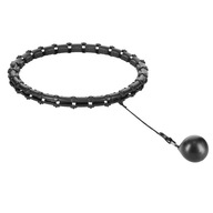 Hula hoop sada s cvokom. a zaťaženie HHW11 čierna Hula hoop sada s cvokom. a zaťaženie HHW11 čierna