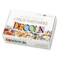 Sada farieb na sklo a porcelán Decola 6x20ml Sada farieb na sklo a porcelán Decola 6x20ml