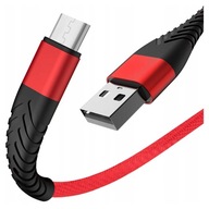 Micro USB kábel – 3m – Rýchle nabíjanie – Opletený Micro USB kábel – 3m – Rýchle nabíjanie – Opletený