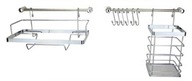 KUCHYNSKÁ LIŠTA 10 PRVKOV METLEX MX-4540 STRIEBORNÁ KUCHYNSKÁ LIŠTA 10 PRVKOV METLEX MX-4540 STRIEBORNÁ
