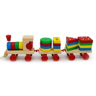 TRIEDAČ DREVENÝCH KINDERLLY VLAKOV S BLOKMI LOGICKÁ HÁDANKA TRIEDAČ DREVENÝCH KINDERLLY VLAKOV S BLOKMI LOGICKÁ HÁDANKA