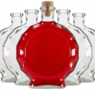 5 kusov fliaš Medallion 500 ml na whisky tinktúry 5 kusov fliaš Medallion 500 ml na whisky tinktúry