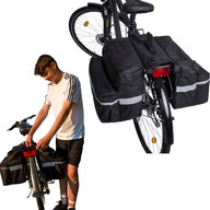 KAPACITNÝ DVOJKOMOROVÝ VAK NA BICYKEL, NOSIČ NA BICYKLE KAPACITNÝ DVOJKOMOROVÝ VAK NA BICYKEL, NOSIČ NA BICYKLE