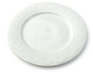 Tanierový tanier s reliéfnou čipkou Tanierový tanier s reliéfnou čipkou