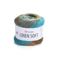 YarnArt Linen Mäkká priadza / 100 g / ľanová viskóza bavlna / 7409 / YarnArt Linen Mäkká priadza / 100 g / ľanová viskóza bavlna / 7409 /