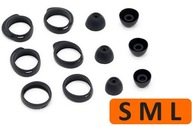 Gumy pre Samsung Galaxy BUDS PLUS black 12 Buds2 black Gumy pre Samsung Galaxy BUDS PLUS black 12 Buds2 black