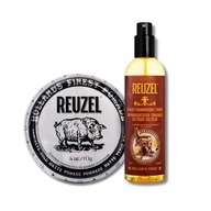 Reuzel Concrete Hold Matte pasta na vlasy 113g Spray Grooming Tonic 355ml Reuzel Concrete Hold Matte pasta na vlasy 113g Spray Grooming Tonic 355ml