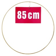 ZLATÝ MATNÝ prsteň/ráfik na lapače snov/makramé 85cm ZLATÝ MATNÝ prsteň/ráfik na lapače snov/makramé 85cm